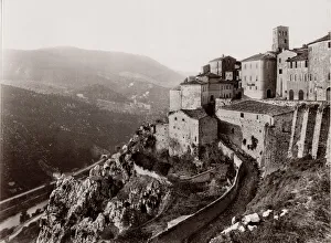Hilltown Prints: Narni hilltown and comune, Umbria, in central Italy