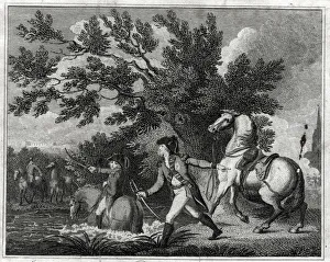 Albany Collection: Narrow escape of Duke of York after Battle of Tourcoing
