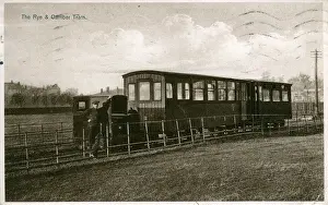 Gauge Prints: Narrow Gauge Railway Locomotive & Carriages, Rye, Sussex