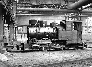 Stahl Prints: Narrow-guage locomotive 100.7