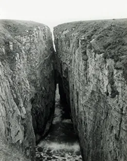Inlet Prints: Narrow inlet in Pembrokeshire Coastline, South Wales