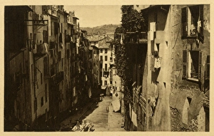 Images Dated 23rd December 2015: A Narrow Street in the Old Town - Nice, France
