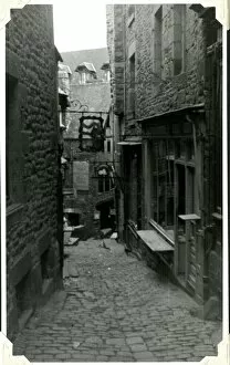 Michel Gallery: Narrow street, Saint-Michel, Brittany, France, WW2