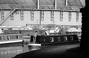 Inland Prints: Narrowboat on the Sheffield and Tinsley Canal