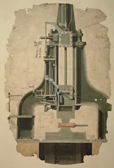 Nasmyth steam hammer, c1847