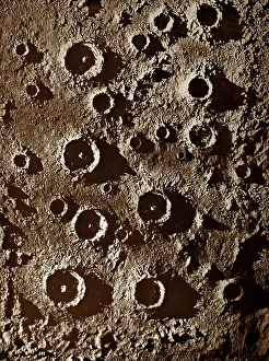 Nasmyth's model moon photograph, Portion of Moon's Surface