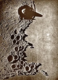 Neighbourhood Prints: Nasmyth's model moon photograph, Vesuvius and Naples