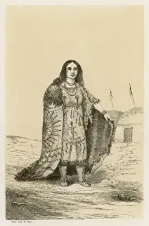Unnamed Prints: Nat American Woman