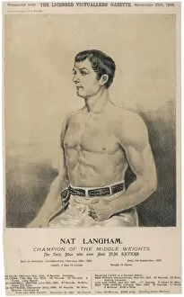 Nat Langham, Boxer