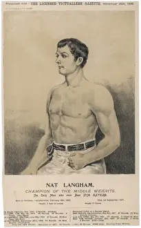 1853 Prints: Nat Langham, Boxer