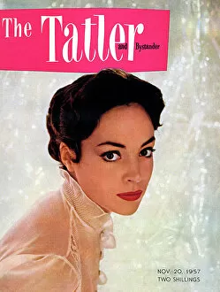 1957 Collection: Natasha Parry on Tatler cover 1957