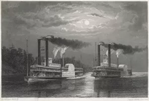 Sailing Ships Collection: Natchez and Eclipse