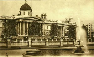 Levy Prints: The National Gallery, Trafalgar Square, London