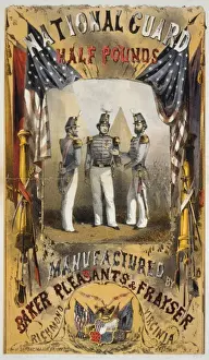 Pounds Prints: National Guard half pounds. Manufactured by Baker Pleasants