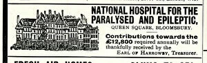Treasurer Collection: National Hospital for the Paralysed and Epileptic