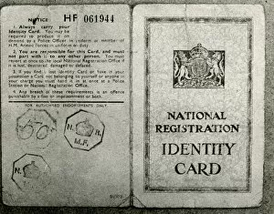 Civilians Gallery: National Id Card 1940S