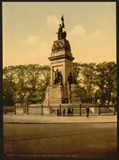 Hague Prints: National Monument of 1813, Hague, Holland