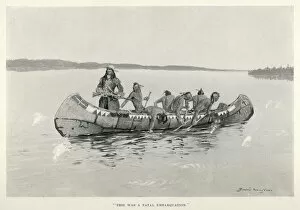 Native American Canoe