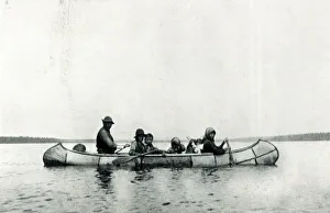 Canoe Prints: Native American canoe travel, NW Canada