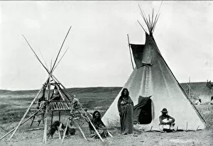 Wigwam Gallery: Native American encampment, Calgary, Canada