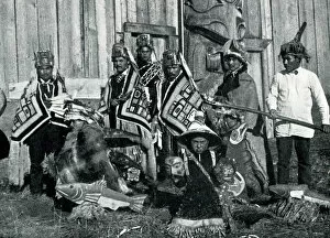 Native American Indian dancers