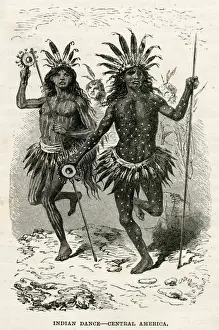 Feathered Prints: Native American Indians wearing body paint