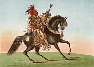 Sacs Prints: Native American Rider