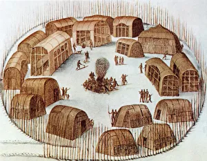 Pictures Now Gallery: Native American town