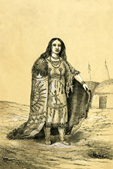 Images Dated 14th August 2017: Native American woman