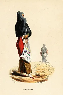Auguste Wahlen Prints: Native American woman of Lima, Peru