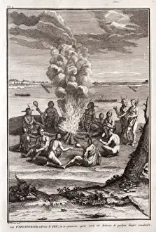 Canoes Prints: Native American worship in Virginia