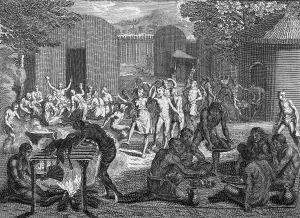1737 Prints: NATIVE CANADIAN FUNERAL