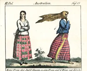 Veil Prints: Native Chamorros of the island of Guam