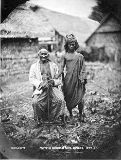 Native Chief and Son, Dobbo, Moluccas