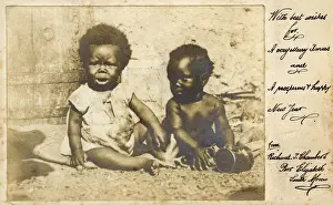 Two native children, Port Elizabeth, South Africa