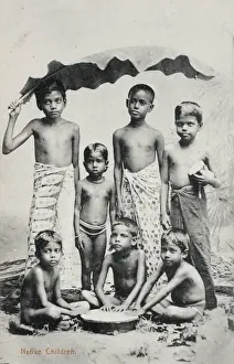 Shade Prints: Native Children - Sri Lanka
