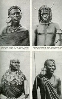 Images Dated 7th August 2018: Native fashions of Kenya, East Africa
