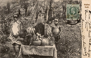 Accra Gallery: Native fruits of Ghana displayed on a table