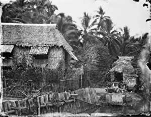 Topography Prints: Native houses, Cebu, Visayas, Philippines