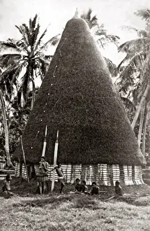Caledonia Prints: Native hut, New Caledonia, circa 1880s