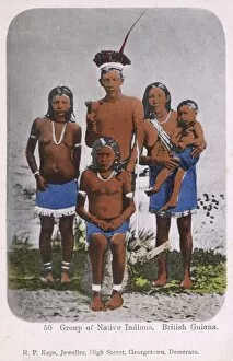Adults Gallery: Native Indian family, Guyana, South America