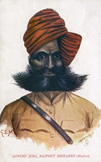Native Indian Hunter (Rajpoot Shikaree) - Govind Singh