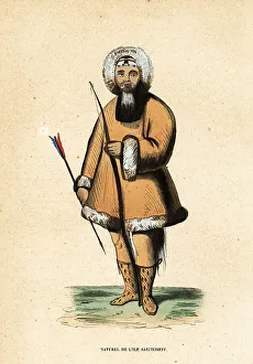 Piercing Prints: Native (Inupiat) man of Sarichef Island, Alaska