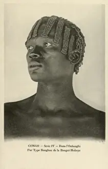 Handsome Prints: Native man from the Congo with striking hair