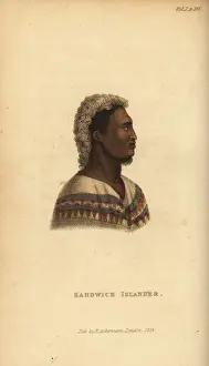 Shoberl Prints: Native man of Hawaii (Sandwich Islander)