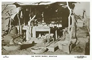 Grocers Prints: The Native Market, Khartoum, Sudan