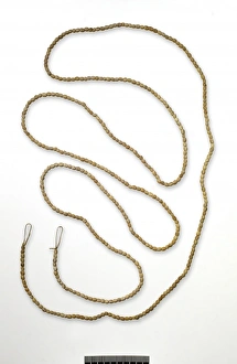 Foraminiferan Collection: Native necklace of fossil foraminifera (Alveolinae)