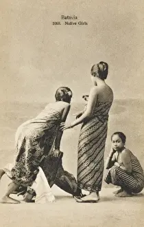 Batavia Prints: Native pre-marital rite - Jakarta (Indonesia)
