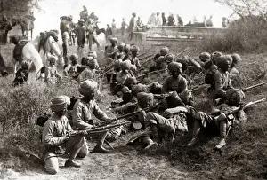 Native soldiers, British Army India, circa 1880s