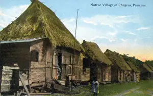 Panama Prints: Native Village - Chagres, Panama